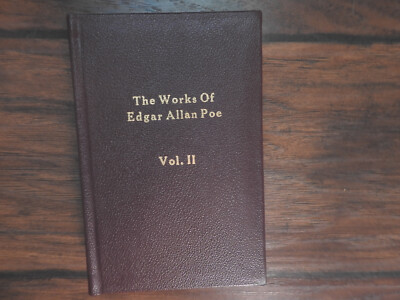 The Works of Edgar Allan Poe (vol 2 of 3 Vol Set)—1905- Pocket Size- Free Ship!-image
