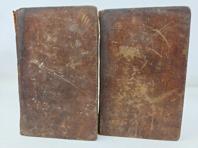 1819 Salmagundi Vol I & II Launcelot Langstaff (Irving) Satire Antique Set RARE-image