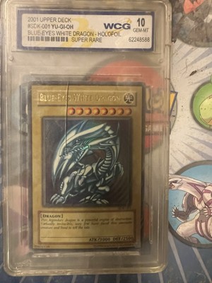 2001 Blue Eyes White Dragon Grade 10 Super Rare-image