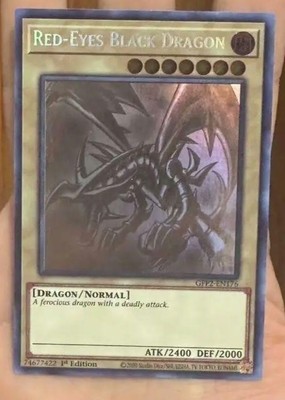 Yu-Gi-Oh! Cards: Red Eyes Black Dragon Ghost English Version-image