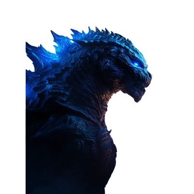 Epic Godzilla Profile Vinyl Car Decal Sticker – Waterproof & UV-Resistant-image