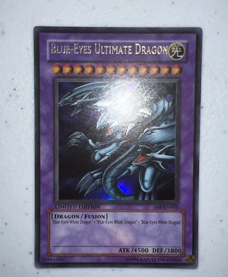 Blue-Eyes Ultimate Dragon JMP-EN005 Shonen Jump  Promo Limited Edition-image