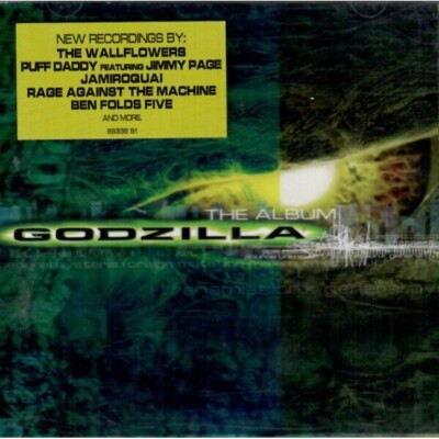 Godzilla The Album Original Soundtrack CD 1998 Sony Music With Hype Sticker bh-image