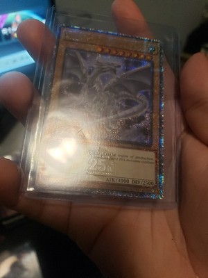 Blue-Eyes White Dragon (8th Art) (Quarter Century Secret Rare) RA04-EN108-image