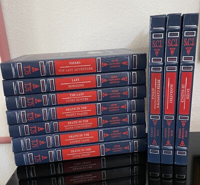 CAPSTICK COLLECTOR'S LIBRARY Set 10 Volumes SIGNED NUMBERED Safari Hunting VG++-image