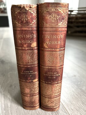 Irving's Works Life of George Washington 4 Books In 2 Volumes Thomas Cromwell-image
