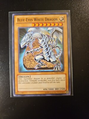 Yu-gi-oh Blue-Eyes White Dragon  YSKR-EN001  Common (J1)-image