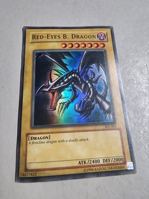 YuGiOh Joey Starter Deck Ultra Rare Red Eyes Black Dragon SDJ-001-image