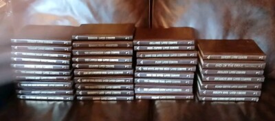 Louis L'Amour Collection - Brown Leatherette Hardcover Book Set of 36-image