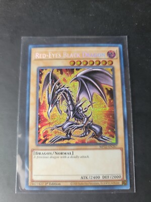 Yugioh! Red-Eyes Black Dragon - MP22-EN267 - Prismatic Secret Rare - Near Mint-image
