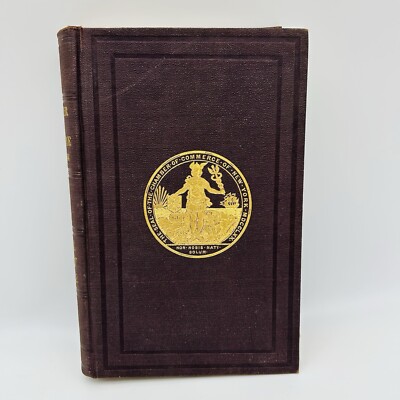 Chamber of Commerce New York Annual Report 1891-1892 Hardcover Book HC Leather-image