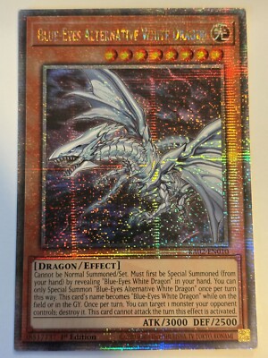 YUGIOH-1x Blue-Eyes Alternative White Dragon - RA02-EN010 - Quarter Century Rare-image