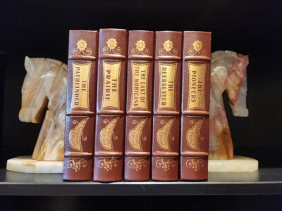 Easton Press James Fenimore Cooper Complete Set (5 Vol), Pathfinder, Pioneers-image