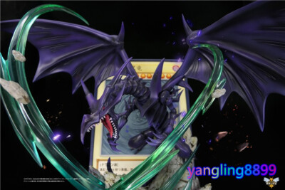 YU-GI-OH! RED-EYES BLACK DRAGON FIGURE 2 Ver. Resin Model Painted Toy Colletion -image
