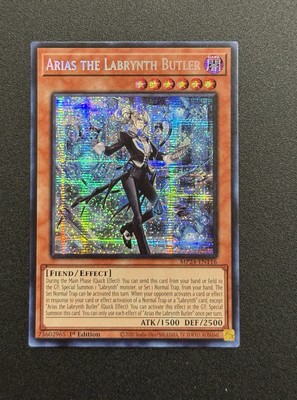 2024 YUGIOH 25TH 1ST ED SECRET RARE ARIAS THE LABRYNTH BUTLER NM-image