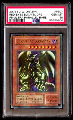 PSA 10 Gem Mint Red-Eyes Black Metal Dragon P5-07 Ultra Parallel Rare Japanese-image