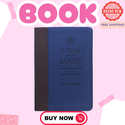 A Year with Mary Mug and Book Set | 9781618906960 | SEALED | FREE SHIPPING-image