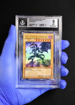 Yugioh Red-Eyes B. Dragon YAP1-EN002 Ultra Rare MINT BGS 9-image