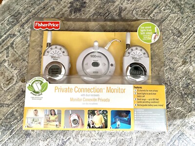 Fisher Price Baby Monitor With Dual Receivers- NEW IN BOX-image