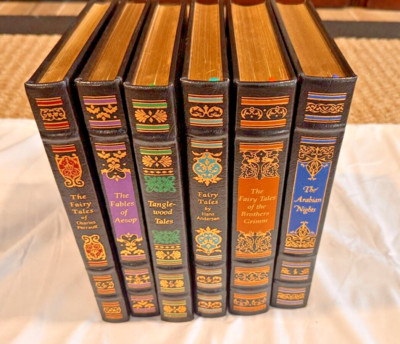 Easton Press ~ILLUSTRATED CLASSIC FAIRY TALES~ 6 Volume Set-image