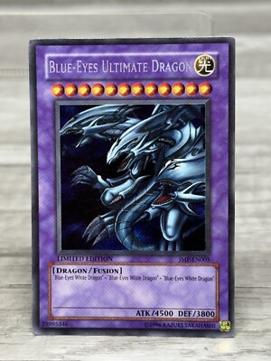 ULTRA RARE Blue-Eyes Ultimate Dragon JMP-EN005 Yugioh Jump Limited Light Play LP-image