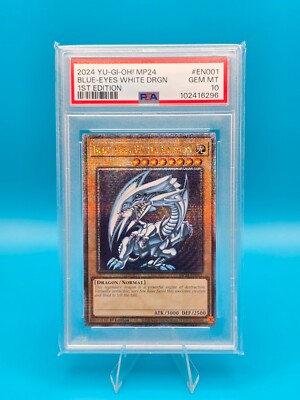 PSA 10 - 2024 Yu-Gi-Oh MP24, Blue-Eyes White Dragon, 1st Edition-image