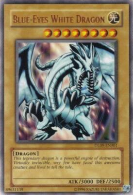 Blue-Eyes White Dragon - Bronze - DL09-EN001 - Rare - Unlimited Edition x1 Light-image