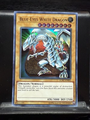 YUGIOH BLUE-EYES WHITE DRAGON LCKC-EN001 ULTRA-image