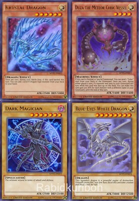 Yugioh Movie Set - Blue Eyes White Dragon Dark Magician Krystal Duza Cubic-image