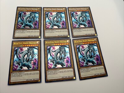 3x Blue-Eyes White Dragon CT14-EN002 Secret Rare & KACB-EN001 Limited NM YUGIOH-image