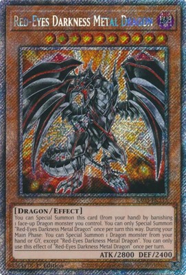 Near Mint x 1 Red-Eyes Darkness Metal Dragon - RA03-EN212 - Platinum Secret Rare-image