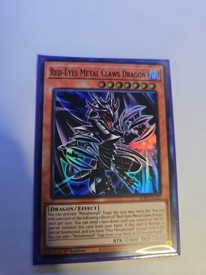 Red-Eyes Metal Claws Dragon ALIN-EN025 Alliance Insight 1st Edition-image