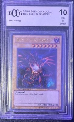 Red-Eyes B. Dragon Yugioh 2010 Legendary Collection BccG 10 Mint-image