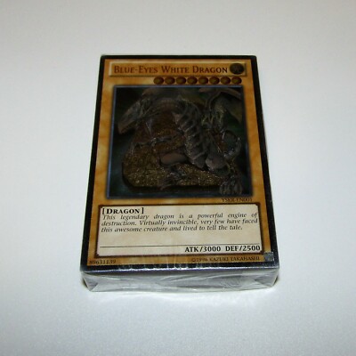 YU-GI-OH TRADING CARD GAME FOIL CARD BLUE-EYES WHITE DRAGON #ENOO1 STARTER PACK-image