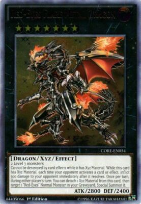 Red-Eyes Flare Metal Dragon - CORE-EN054 - Ultimate Rare - 1st Edition Near Mint-image