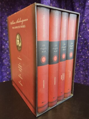 William Shakespeare: The Complete Works, 4 Volume HC Set in Slipcase, Tess Press-image