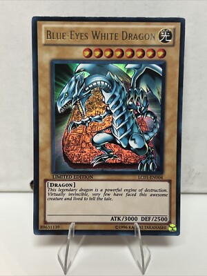 Yugioh Blue-Eyes White Dragon LC01-EN004 Ultra Rare Limited Edition NM-image