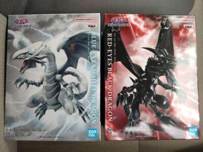 2Yu-Gi-Oh figures: Blue-Eyes White Dragon and Red-Eyes Black Dragon Set of 2-image
