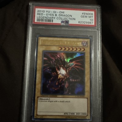 Yu-Gi-Oh 2010 Red Eyes B. Dragon Legendary Collection LC01-EN006 💎PSA 10💎-image