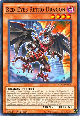 Legendary Decks II #LDK2-ENJ04 Red-Eyes Retro Dragon UN-image