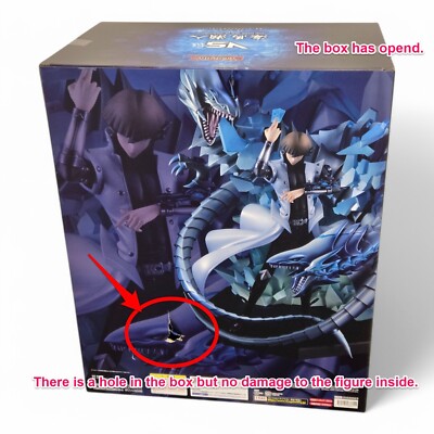 Opened Damaged Box/Yu-Gi-Oh V.S. Series Seto Kaiba Blue Eyes White Dragon Figure-image