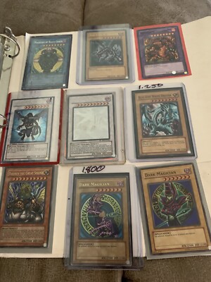 Yu-Gi-Oh Vintage Cards red eyes B dark End majestic Red Blue Eyes White DRAGON ￼-image
