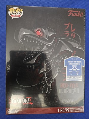 Funko POP Yu-Gi-Oh! Red Eyes B. Dragon Boxed Tee L Shirt – New Sealed-image