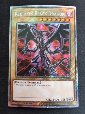 Red-Eyes Black Dragon - RA03-EN081 - Platinum Secret Rare - 1st Ed. - NM-image