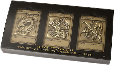 Yu-Gi-Oh! Blue Eyes White Dragon Black Magician Red Eye Black Dragon Relief Set-image