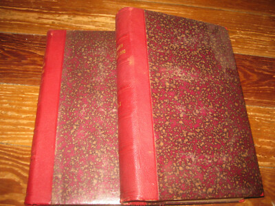 1909 2 volume red leather bound set Latin Theologocial hardcover God & creation-image