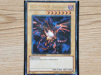 YuGiOh Red-Eyes Black Dragon - LC01-EN006 - Ultra Rare Mint Limited Edition-image