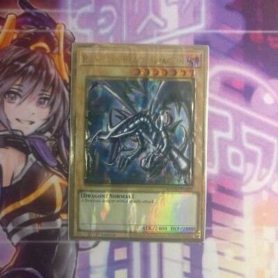 2X RED-EYES BLACK DRAGON	MAGO-EN003	GOLD ULTRA	1ST	DAMAGED YUGIOH-image