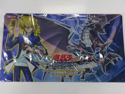 y19 Playmat YuGiOh! AsiaOnly Black Blade Dragon with Red Eyes TCG Japan Collèch-image