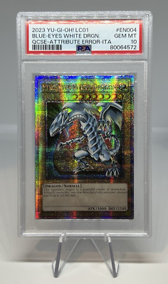 2023 YU-GI-OH! LC01-LEGEND COLL: 25TH ANV ED BLUE-EYES WHITE DRAGON - PSA 10-image
